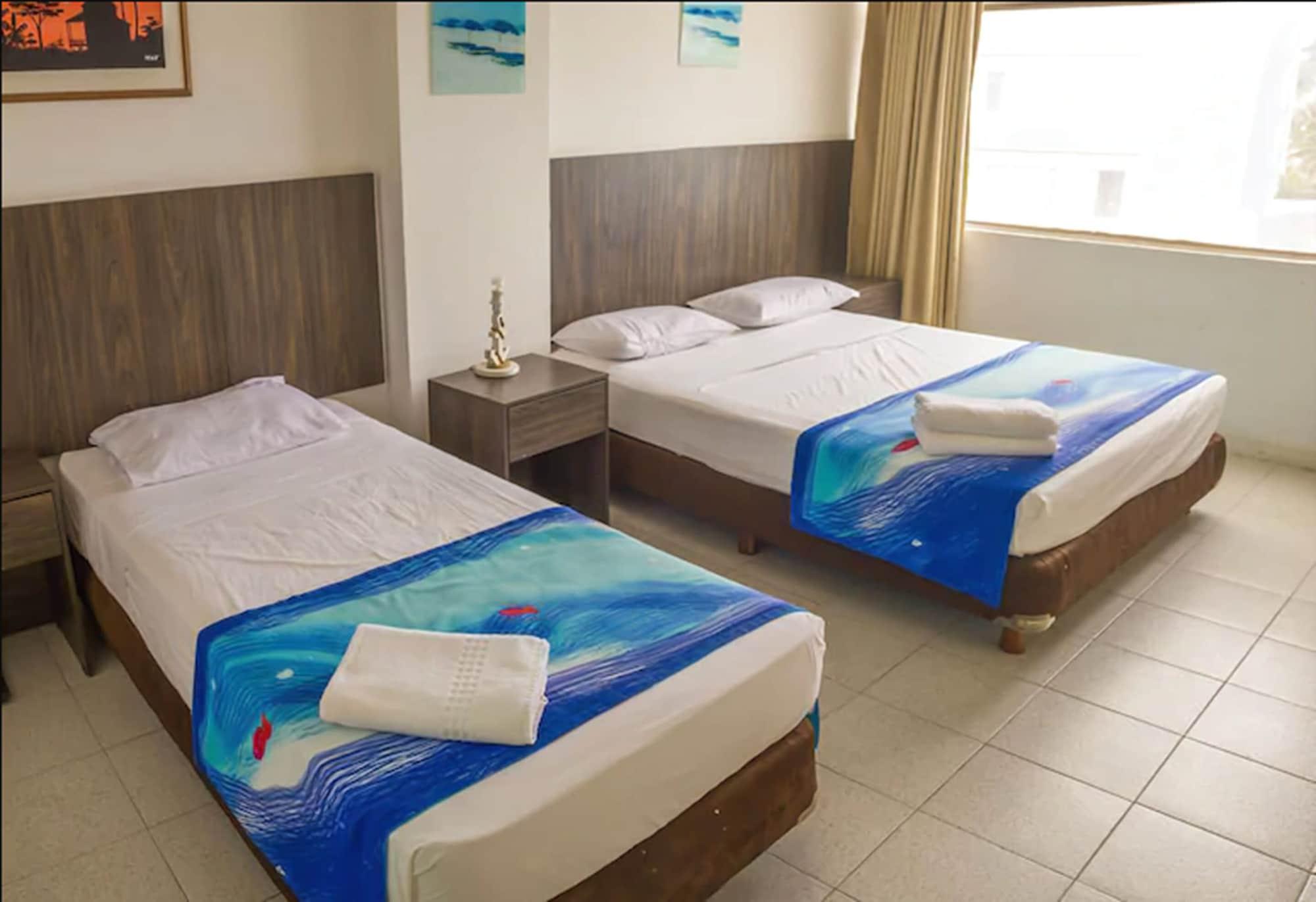 Hotel On Vacation Blue Tone