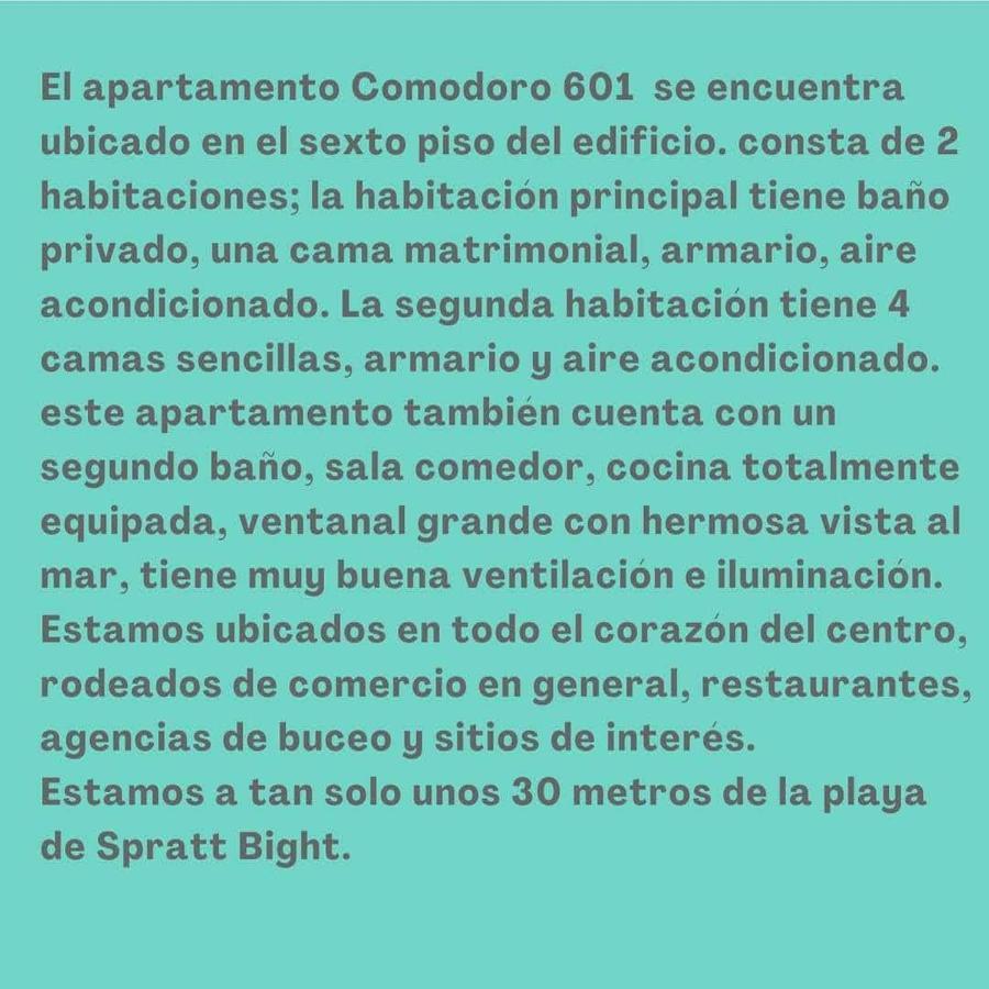 Comodoro 601 Apartamento San Andrés
